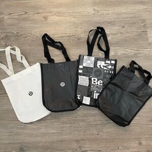 lululemon athletica Black and White Tote bag